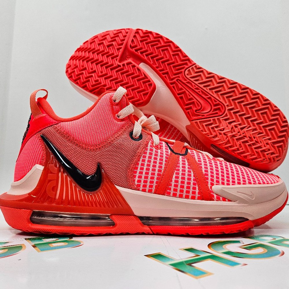 Men's Lebron Witness VII Bright Crimson / Cave Purple  DM1123-600